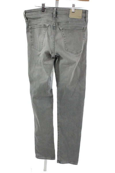 AG Adriano Goldschmied Mens Straight Gray Jeans Size 31