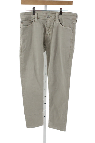 AG Adriano Goldschmied Mens Beige Chino Pants Size 30