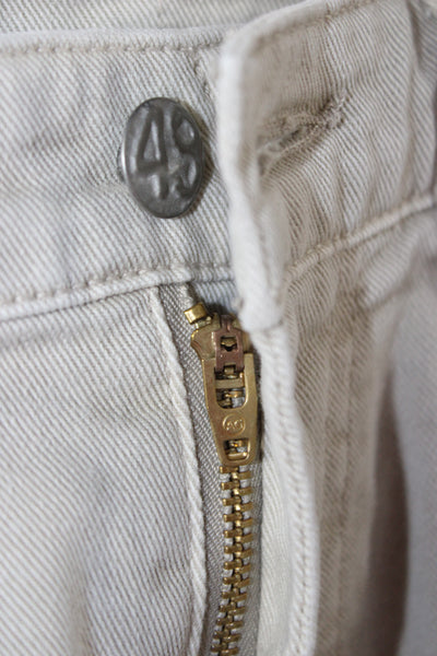AG Adriano Goldschmied Mens Beige Chino Pants Size 30