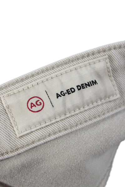 AG Adriano Goldschmied Mens Beige Chino Pants Size 30