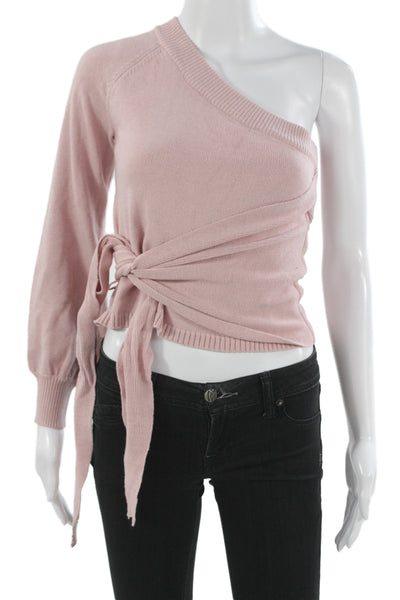 ASTR Womens Pink Long Sleeve Sweater Size S