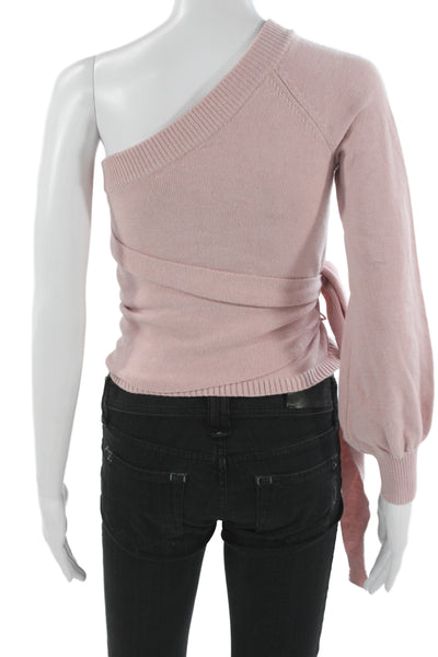 ASTR Womens Pink Long Sleeve Sweater Size S