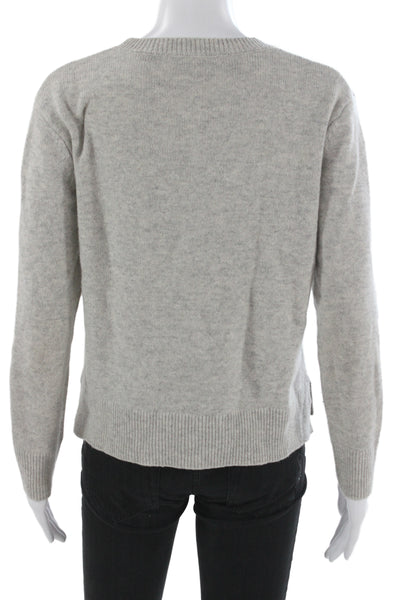 The Cashmere Project Unisex Pullover Gray 100% Cashmere Crewneck Size XS