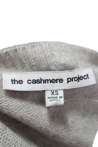 The Cashmere Project Unisex Pullover Gray 100% Cashmere Crewneck Size XS