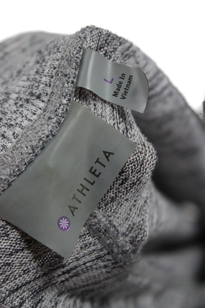 Athleta Womens Gray Jogger Sweatpants Drawstring Size L