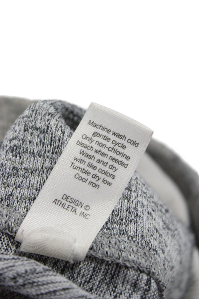 Athleta Womens Gray Jogger Sweatpants Drawstring Size L