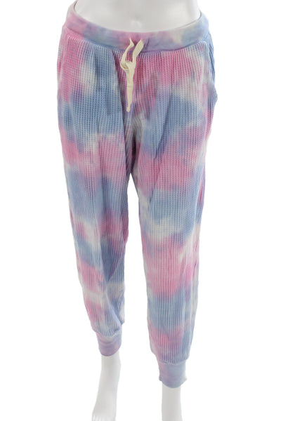 Electric & Rose Womens Light Blue Jogger Sweatpants Drawstring Size M