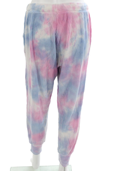 Electric & Rose Womens Light Blue Jogger Sweatpants Drawstring Size M