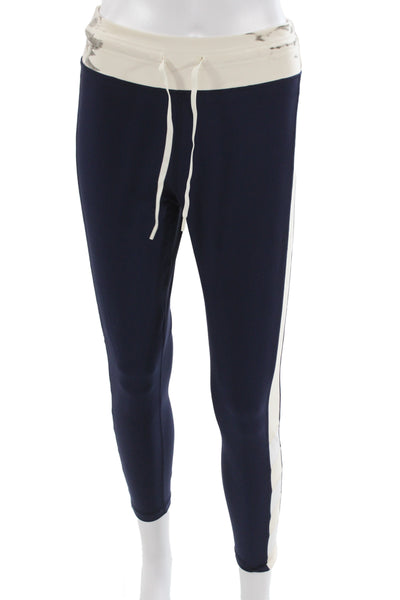 The Upside Womens Ankle Jogger Leggings Dark Blue Size M