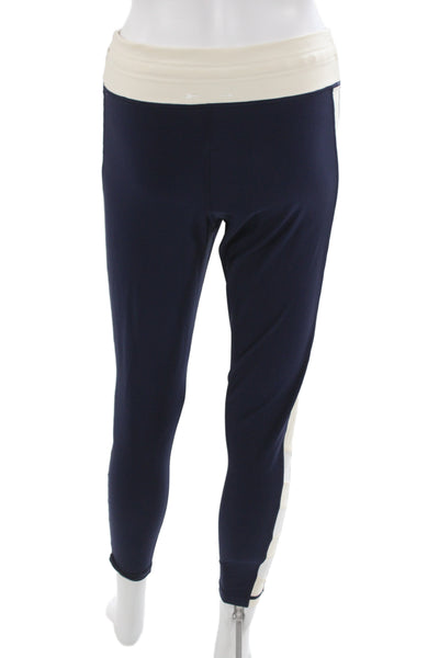 The Upside Womens Ankle Jogger Leggings Dark Blue Size M
