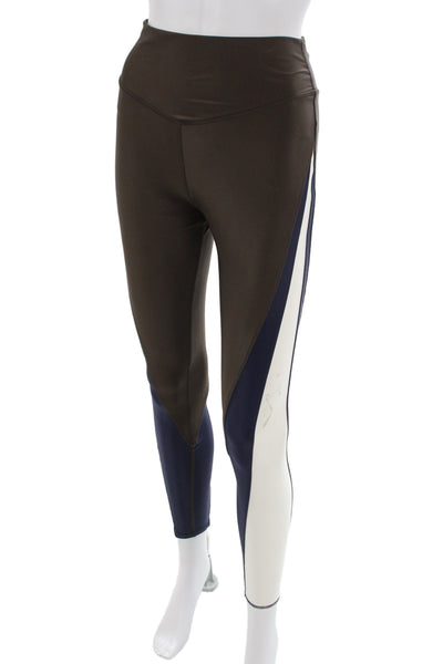 PE Nation Women Brown Ankle Leggings Size S