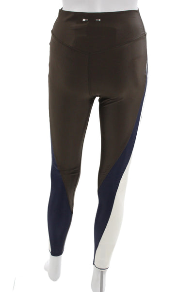 PE Nation Women Brown Ankle Leggings Size S