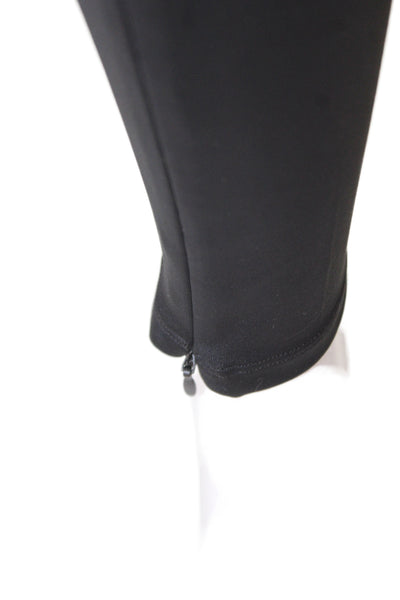 PE Nation Womens Ankle Leggings Black Zip Recycled Polyester Size XS