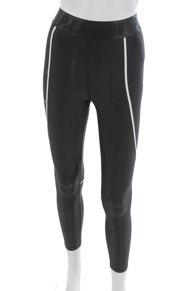 PE Nation Women Black Ankle Leggings 70% Recycled Polyester Size XS