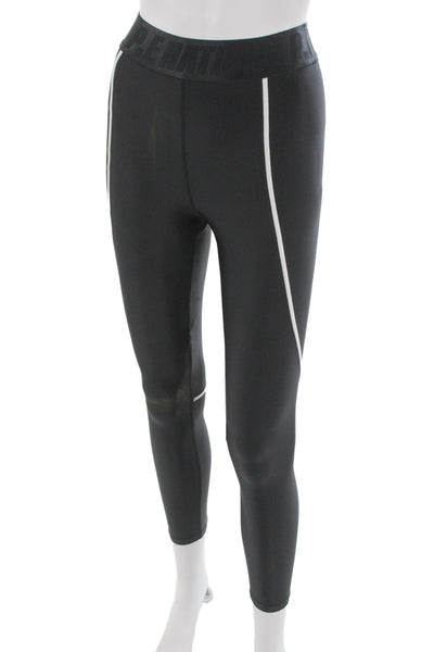 PE Nation Women Black Ankle Leggings 70% Recycled Polyester Size XS
