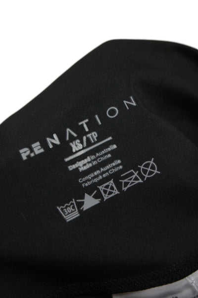 PE Nation Womens Black Ankle Leggings Size XS