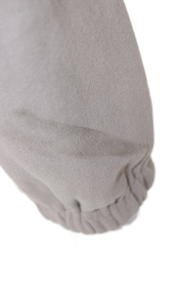 The Upside Unisex Joggers Beige Drawstring Organic Cotton Size XS