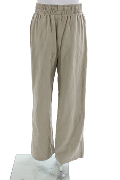 PE Nation Unisex Beige Organic Cotton Sweatpants Size XS