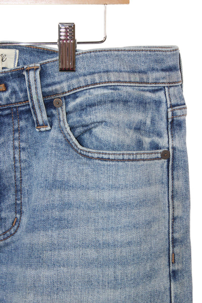 Madewell Unisex Straight Blue Denim Jeans Button Fly 29 Inseam Size 30