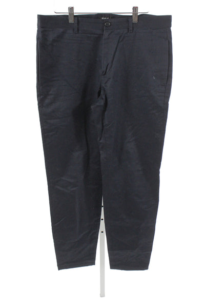 A.P.C. Mens Chino Dress Pants Dark Blue Cotton Solid Size 32