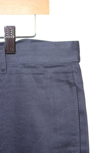 A.P.C. Mens Chino Dress Pants Dark Blue Cotton Solid Size 32
