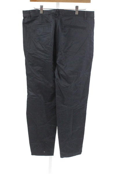 A.P.C. Mens Chino Dress Pants Dark Blue Cotton Solid Size 32
