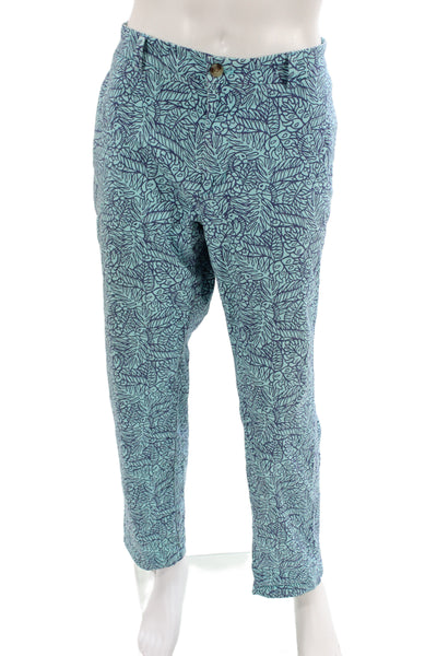 Vineyard Vines Mens Chino Pants Blue Floral Big Tall Size 38