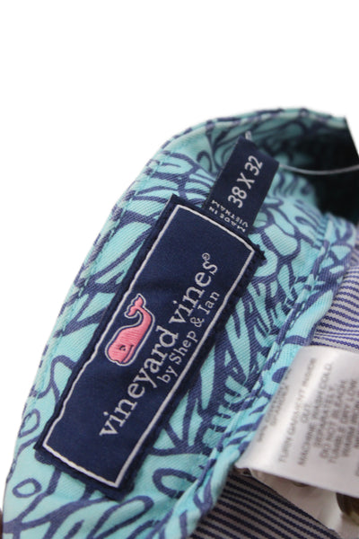 Vineyard Vines Mens Chino Pants Blue Floral Big Tall Size 38