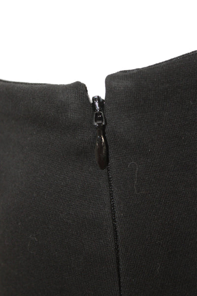 Everlane Womens Cropped Dress Pants Black Zip Solid Size S