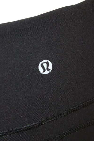 Lululemon Womens Ankle Jeggings Black Polyester Blend Size 4