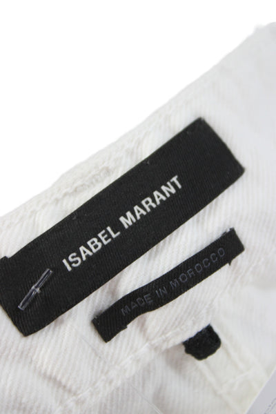 Isabel Marant Unisex Bermuda Shorts White Size 36