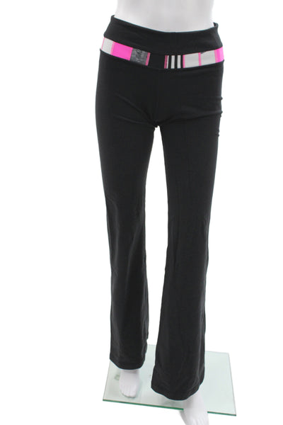 Lululemon Women Sweatpants Black Nylon Lycra Tall Size 6