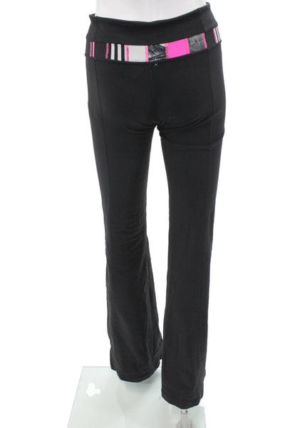 Lululemon Women Sweatpants Black Nylon Lycra Tall Size 6