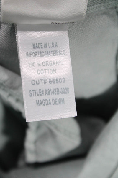 Agolde Unisex High Rise Cargo Carpenter Gray Organic Cotton Pants Size 27