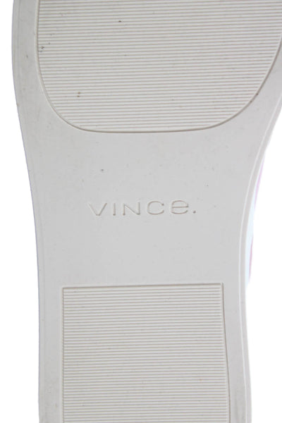 Vince Womens Suede Platform Warren Slide On Sneakers Pink Size 7.5 Medium