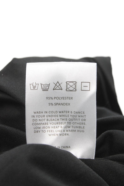 Peppermayo Womens Bodycon Maxi Black Sleeveless Long Solid Dress Size 10