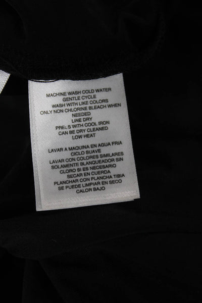Rachel Rachel Roy Womens Bodycon Wrap Dress Black Long Sleeve Size XS