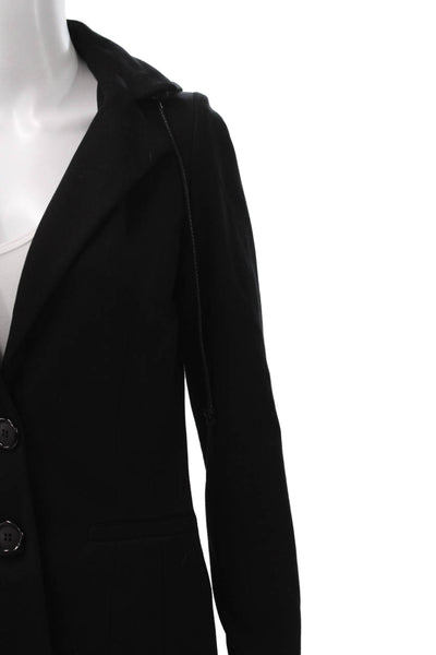 Bailey 44 Women Black Collared Button Blazer Long Sleeve Size S