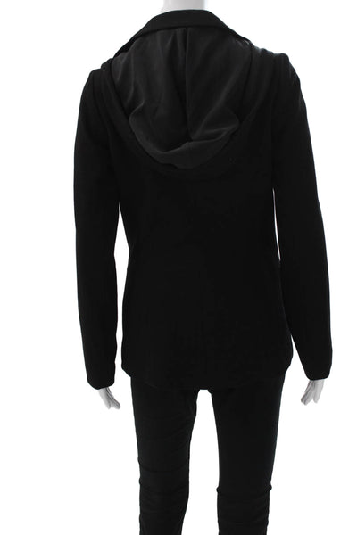 Bailey 44 Women Black Collared Button Blazer Long Sleeve Size S