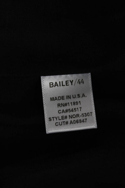 Bailey 44 Women Black Collared Button Blazer Long Sleeve Size S