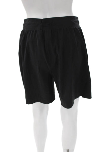 Sweaty Betty Unisex Sweat Shorts Black Cotton Drawstring Size M