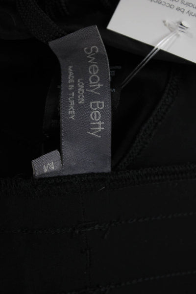 Sweaty Betty Unisex Sweat Shorts Black Cotton Drawstring Size M