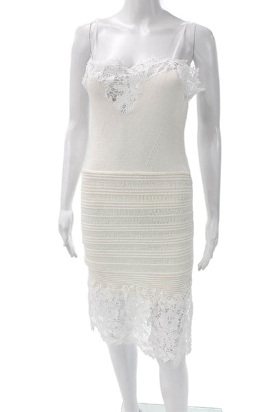 Thakoon Womens Slip Dress White Sleeveless Mini Above Knee Cotton Size XS