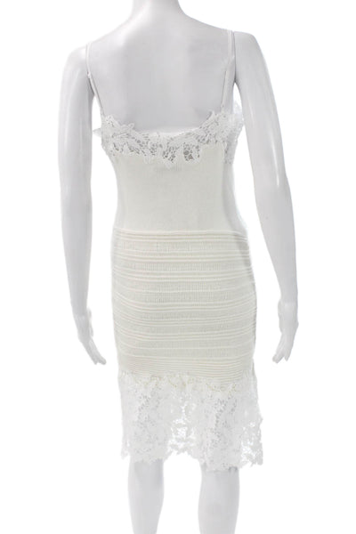 Thakoon Womens Slip Dress White Sleeveless Mini Above Knee Cotton Size XS