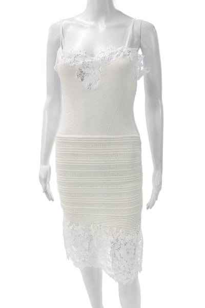 Thakoon Womens Slip Dress White Sleeveless Mini Above Knee Cotton Size XS