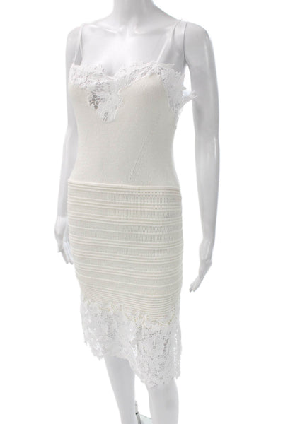 Thakoon Womens Slip Dress White Sleeveless Mini Above Knee Cotton Size XS