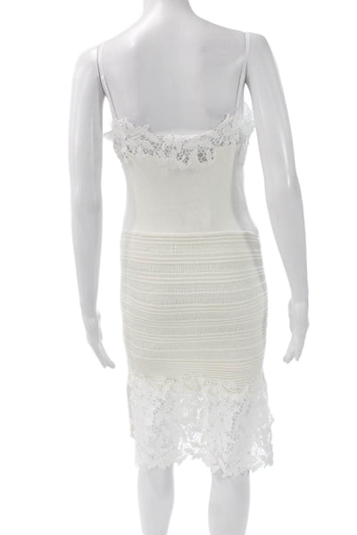Thakoon Womens Slip Dress White Sleeveless Mini Above Knee Cotton Size XS