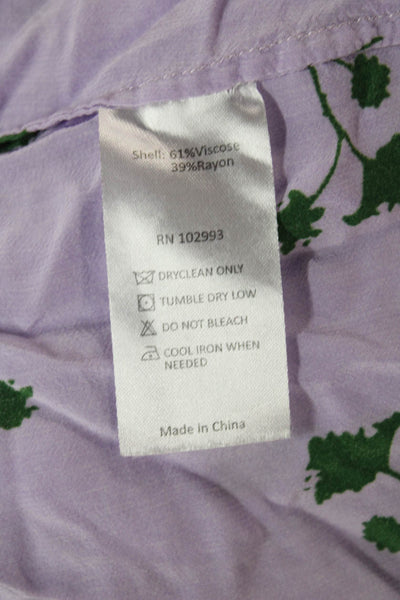 Thakoon Womens Purple Slip Dress Boho Above Knee Size 10