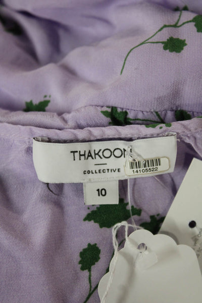 Thakoon Womens Purple Slip Dress Boho Above Knee Size 10