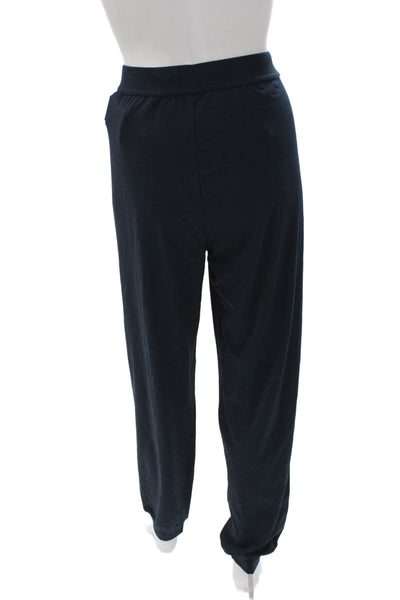 BOSS Women Jogger Sweatpants Dark Blue Drawstring Inseam 28 Size L